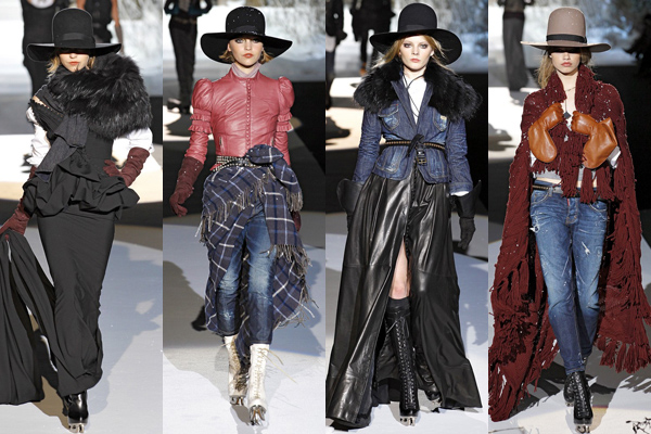 Показ женской коллекции Dsquared2 осень-зима 2011/12