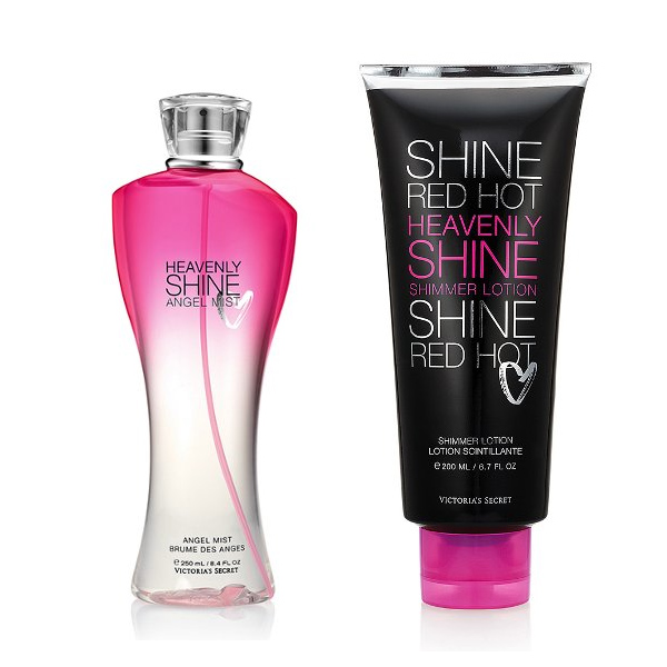Парфюмированная вуаль для тела (250 ml) и мерцающий лосьон для тела (200 ml).